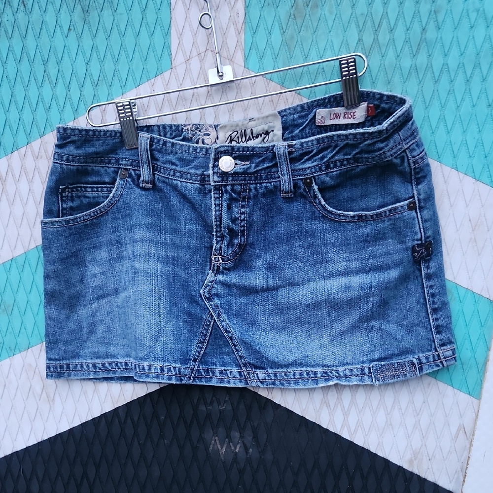 Billabong Blue Mini Skirt Casual